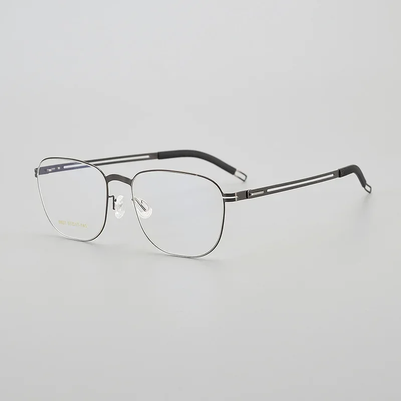 Ultra-light pure titanium reading glasses frame Men and women business small eyeglasses Myopic presbyopia eyewear