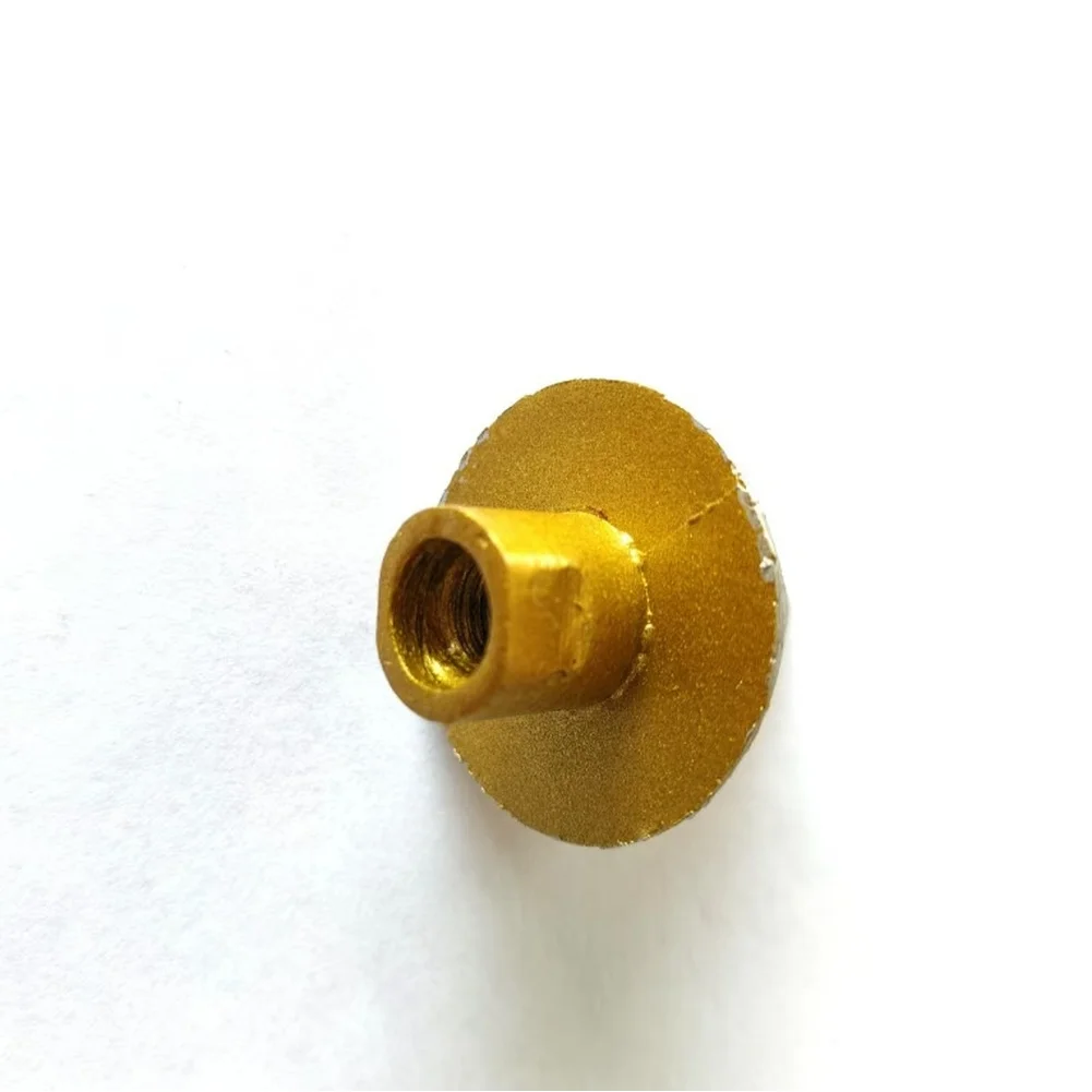 

Шлифовальная головка M10 с коническим хвостовиком, спеченная конструкция, универсальный инструмент для профилирования кромок и снятия фасок, абразивный инструмент