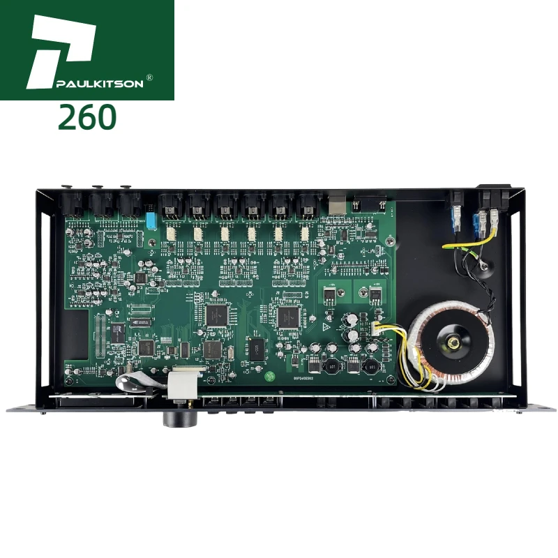 Paulkitson DBX260 Rak Drive Prosesor Audio Dbx Driverack 260 PA Prosesor Audio Dsp Prosesor Manajemen Speaker Audio Digital