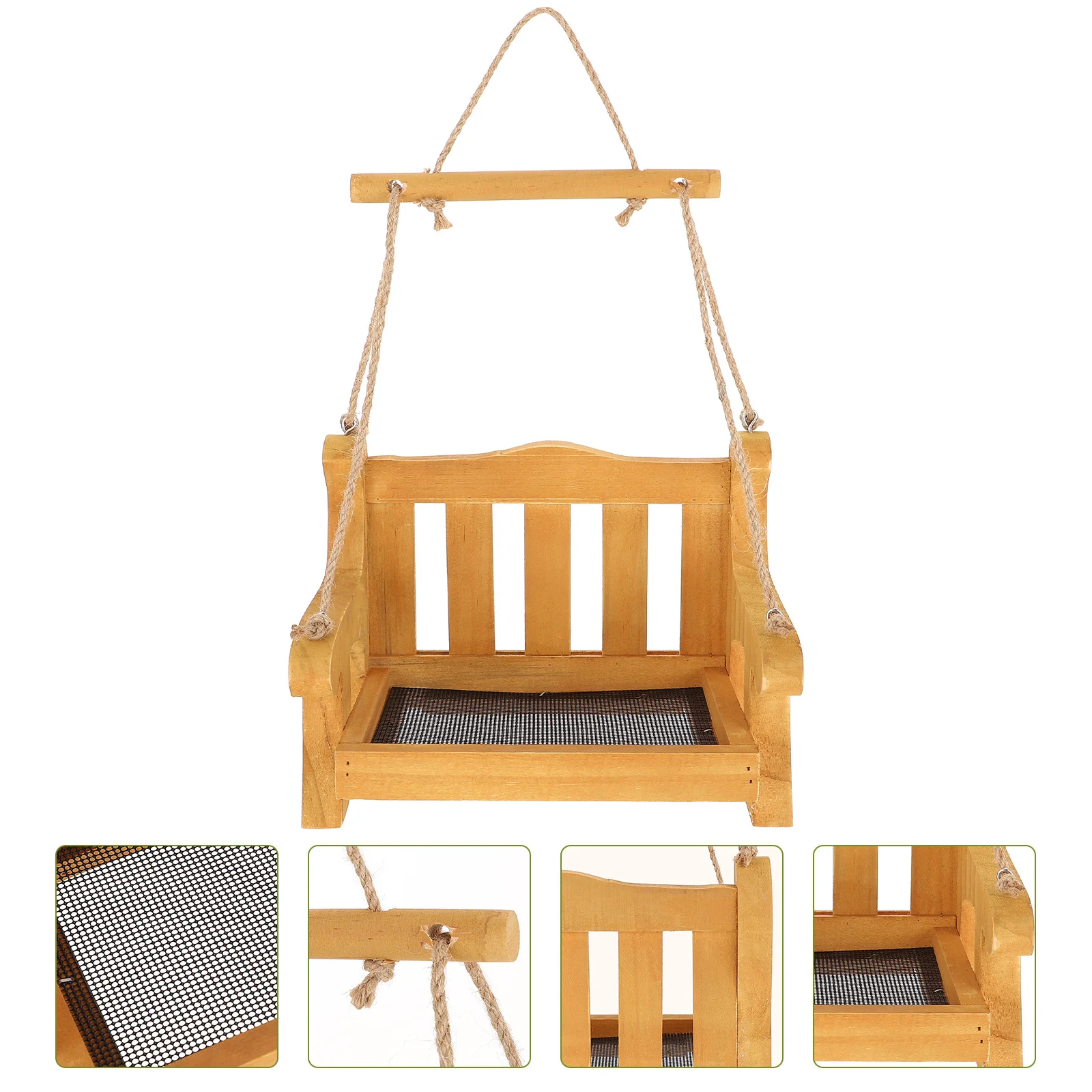 

Automatic Hanging Bird Feeder Chair Shaped Garden Balcony Yard Lawn Outdoor Multi-Functional Durable Easy Clean Attract More