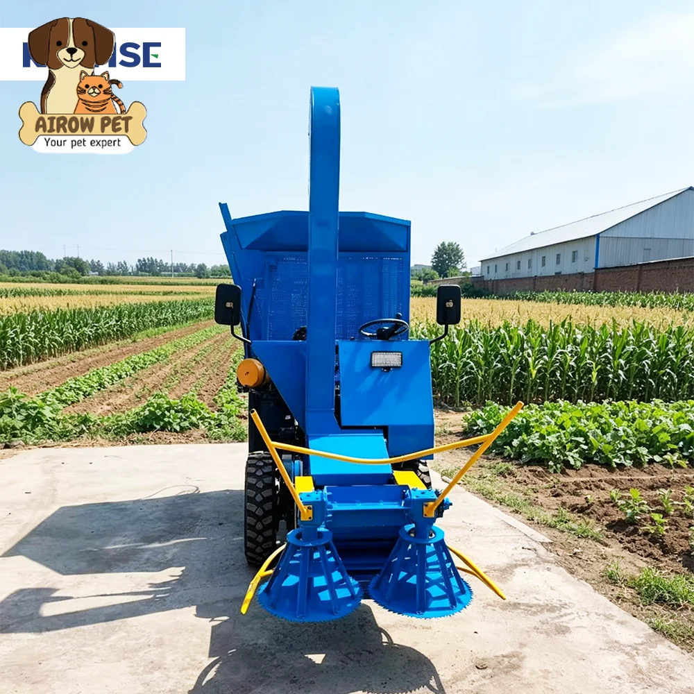 AIROW Self Propelled Corn Silage Harvester With Collector for Forage Harvesting and Farm Feed Processing