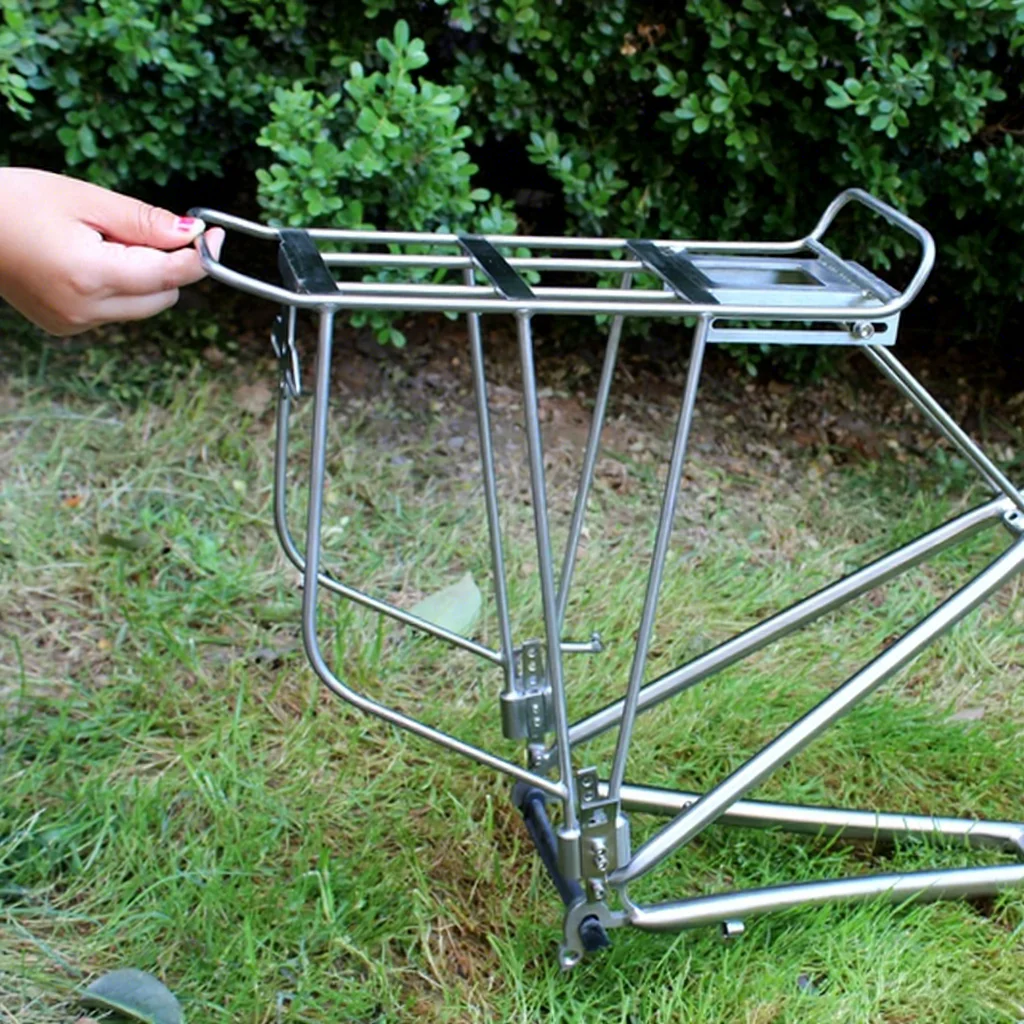 Titanium Road Bike Rear Rack XACD Titanium Touring Bicycle Luggage Carrier China Best Titanium Bicycle Bag Carrier