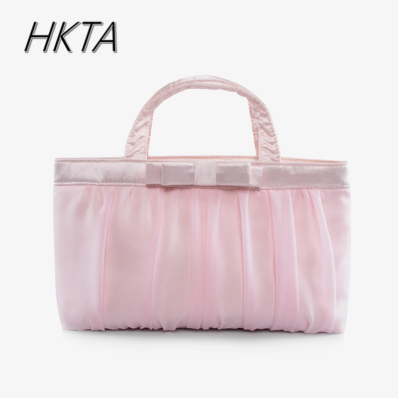 Estilo japonês rosa sacos de cosméticos mina armazenamento portátil grande capacidade portátil multifuncional balde viagem compõem saco feminino