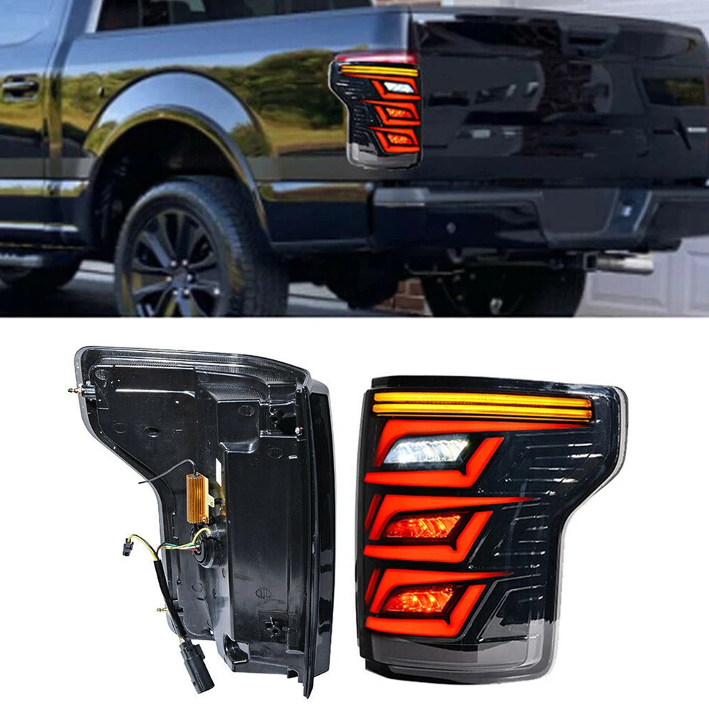 

Задние фонари для Ford F150 Raptor 2017-2020, F150 2015-2020, JL3Z13405H, JL3Z13404H, FO2800259, FO2800260, FL3Z13404A, FL3Z13404