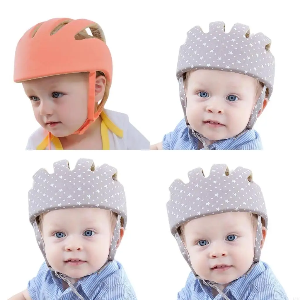 

K8GF Head Protector Baby Headguard Head Cushion Toddlers Breathable Safety Hat for Baby Kid Walking Crawling Soft Cushion