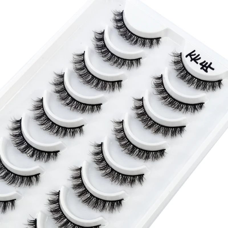 HBZGTLAD Russische Streifenwimpern, 10 Paar, 3D-Nerzwimpern, natürliche Wimpern, dramatische falsche Wimpern, Großhandel, Wimpernverlängerung – Detail 40