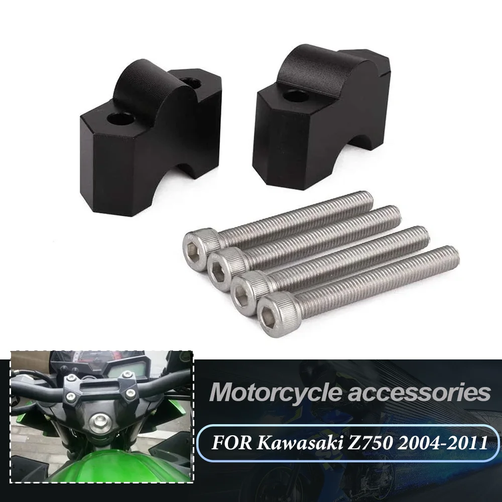 

Z 750/R/S Motorcycle 30mm Accessories HandleBar Height Riser Handle Bar Mount Clamp For Kawasaki Z750 Z750R Z750S Z1000