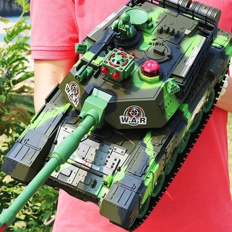 Tanque De Controle Remoto Pode Ser Equipado Com Múltiplo Combate De Carregamento, Modelos De Artilharia De Rastreamento Infantil Elétrico, Presentes De Brinquedo Do Menino