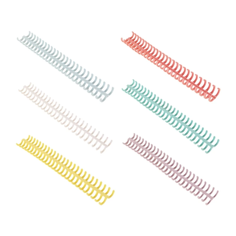 Anneaux reliure en plastique, peignes, 30 trous, jeu en plastique 12mm, paquet 20 recharges reliure à