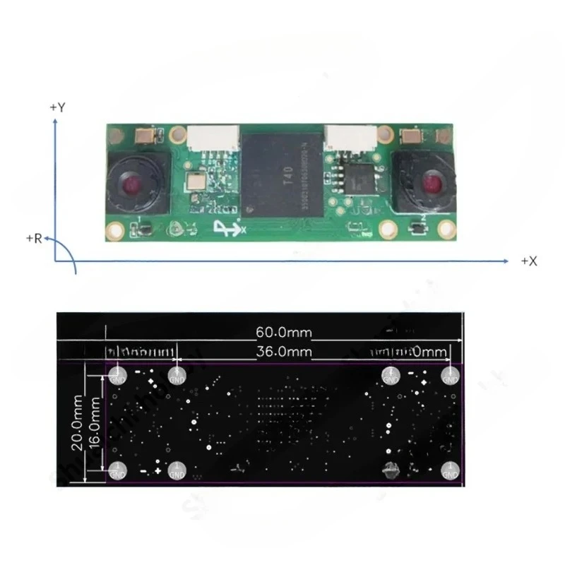 1Pcs UART Port Module 0.25~16m Support Nighttime APM VOFA Protocol For RC Drone Model