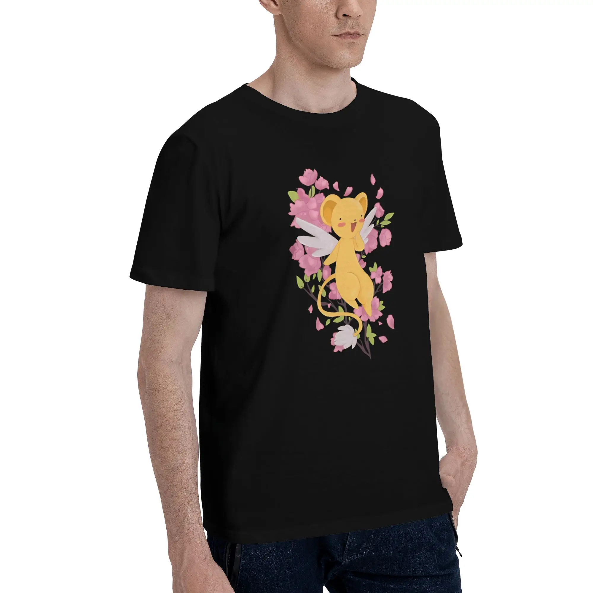 Cardcaptor Kero   Novelty 100% Cotton T-Shirt Bandai Cardcaptor Sakura Tops Tees For Men