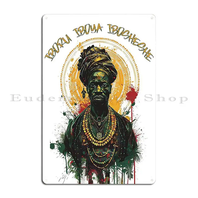 Orula Iboru Iboya Ibosheshe Metal Sign Party Wall Cave Garage Create Printing Tin Sign Poster