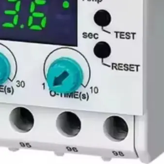 SOPR-3DE Digital Current Protection Relay 220V Overload Phase Loss Motor Protector DIN Rail Mounting For Industrial Testing Tool