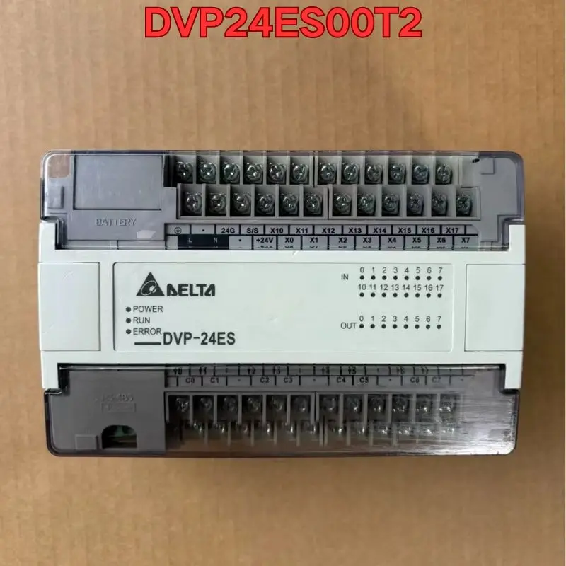 اختبار وظيفة وحدة PLC المستعملة DVP24ES00T2 عادي