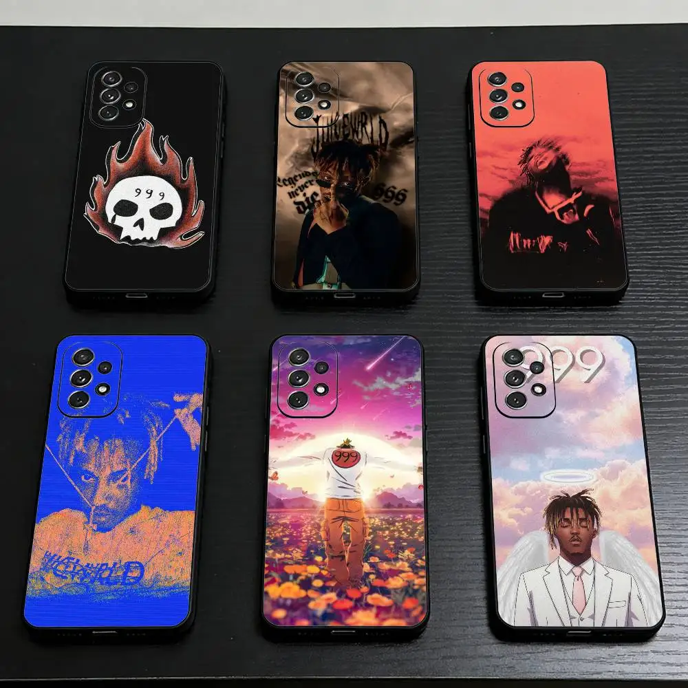 

Juice Cool WRLD Rapper 999 Phone Case For Samsung S25,S24,S23,S22,S21,S20,Plus,lite Soft Black Shell