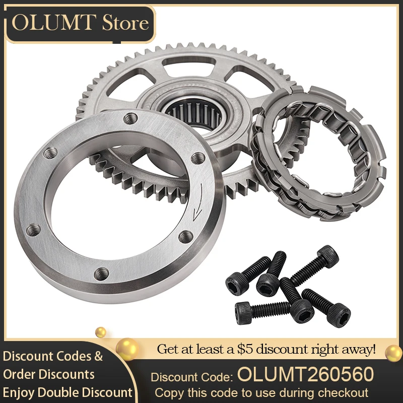 Road Passion Motorcycle One Way Starter Clutch Gear Assy Kit For BMW 12311540516 N7082620 G310 G310R K03 G310 G310GS K02