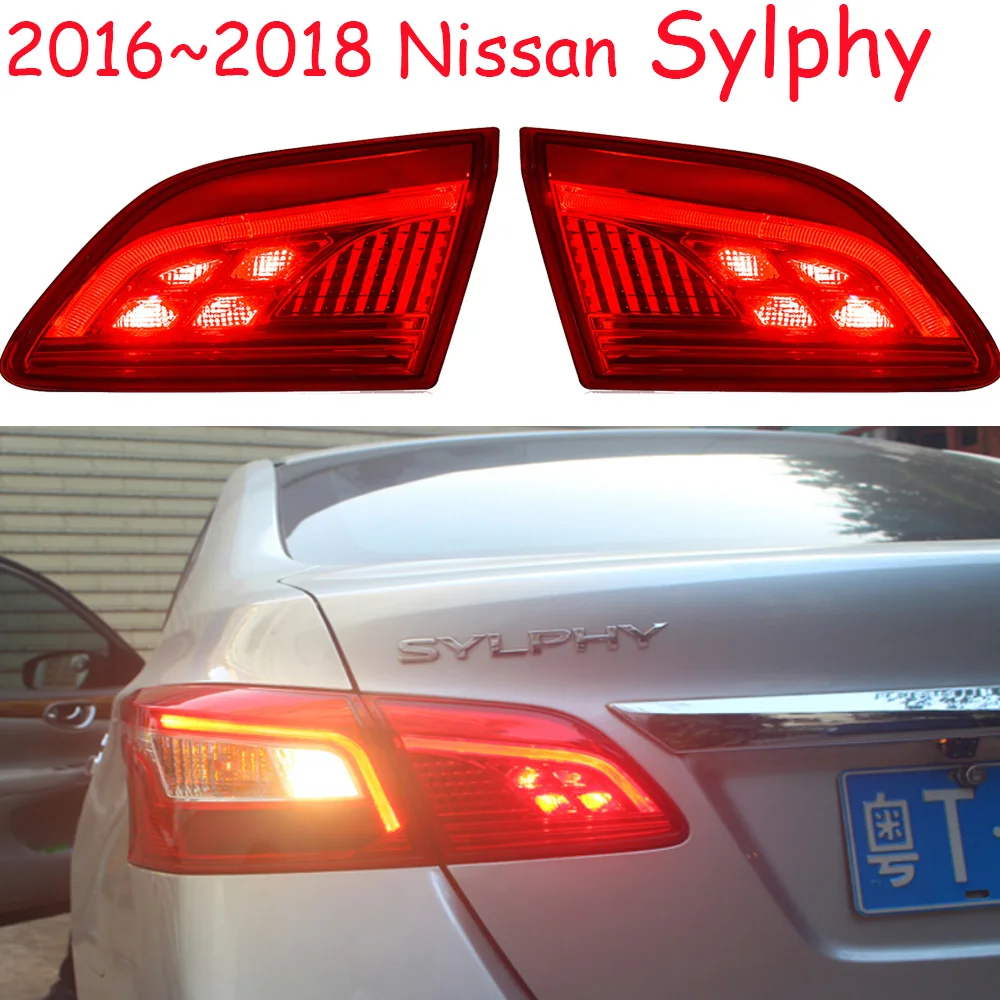 2pcs inner Car Styling for Nissan Sylphy Sentra taillights LED 2012~2015/2016~2019 car accessories Sentra Lamp Sylphy rear lamp