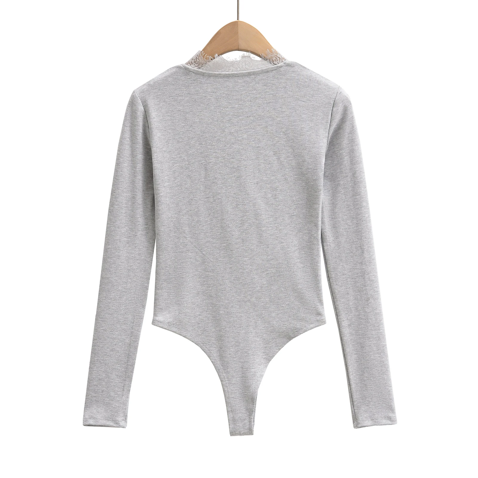 4 ألوان 2025 تقسم مقوس دانتيل الخامس الرقبة جيرسي كم طويل ارتداءها مثير امرأة قصيرة بذلة سليم صالح السروال القصير Bodycon بلايسوت