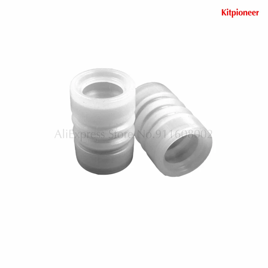 2 قطع المموج أنابيب الختم سيليكون كم حلقات من قطع غيار قضيب التحريك BQL لينة خدمة آلات الآيس كريم الملحقات