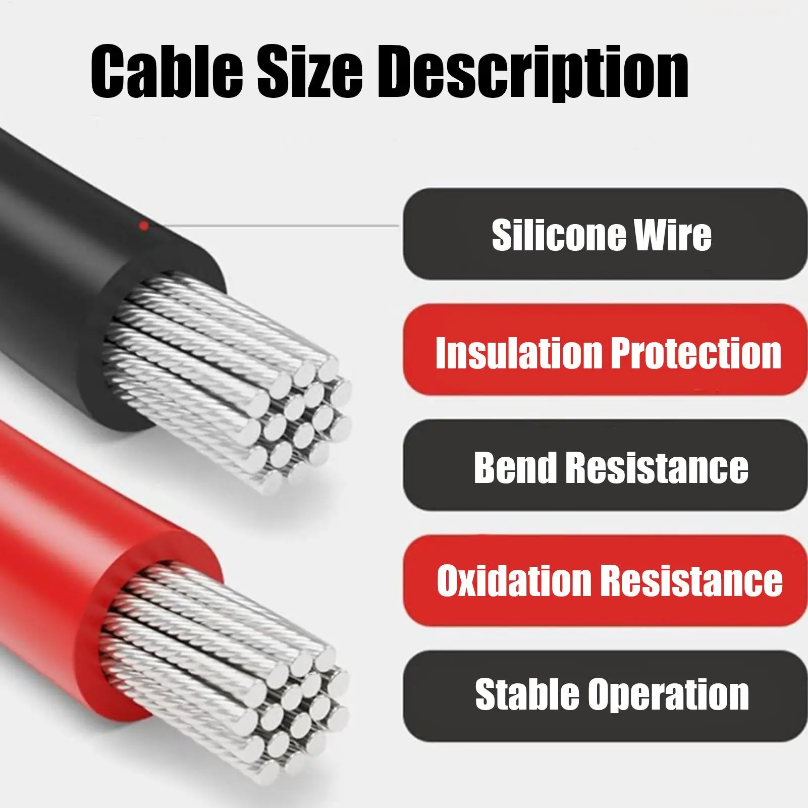 Heavy Duty Jumper Cables 3.3FT Quick Heavy Duty Battery Booster Cars Jumping Cables For Automotive Truck Van SUV RV Boat Tractor