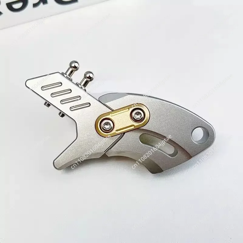 High Hardness Stainless Steel Fingertip Gyro - Aurora EDC Spinner with Tail Support for Stress Relief