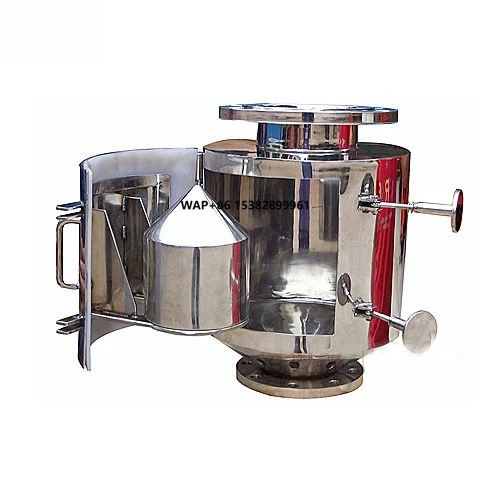 Industrial Bullet Magnet Inline Separator, Automatic Self-Cleaning Permanent Magnetic Iron Remover