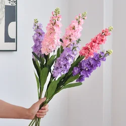 80CM Violet Long Artificial Flower Wedding Decoration Restaurant Desktop Placement Swallow Grass Photography Prop Silk Flower