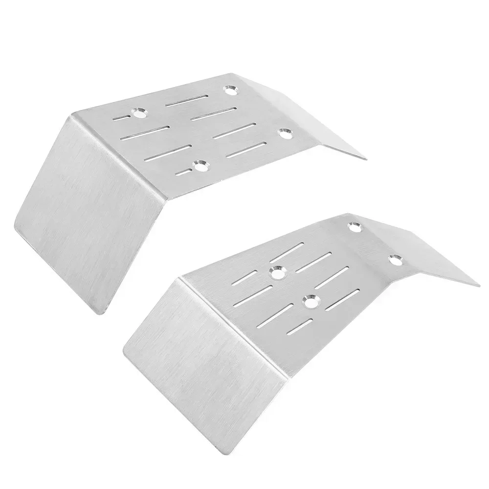 Vorne Hinten chassis Rüstung Schutz Platte Kit Für ARRMA 1/10 2WD Gorgon Monster RC Lkw Auto Upgrade Edelstahl Chassis rüstung teile