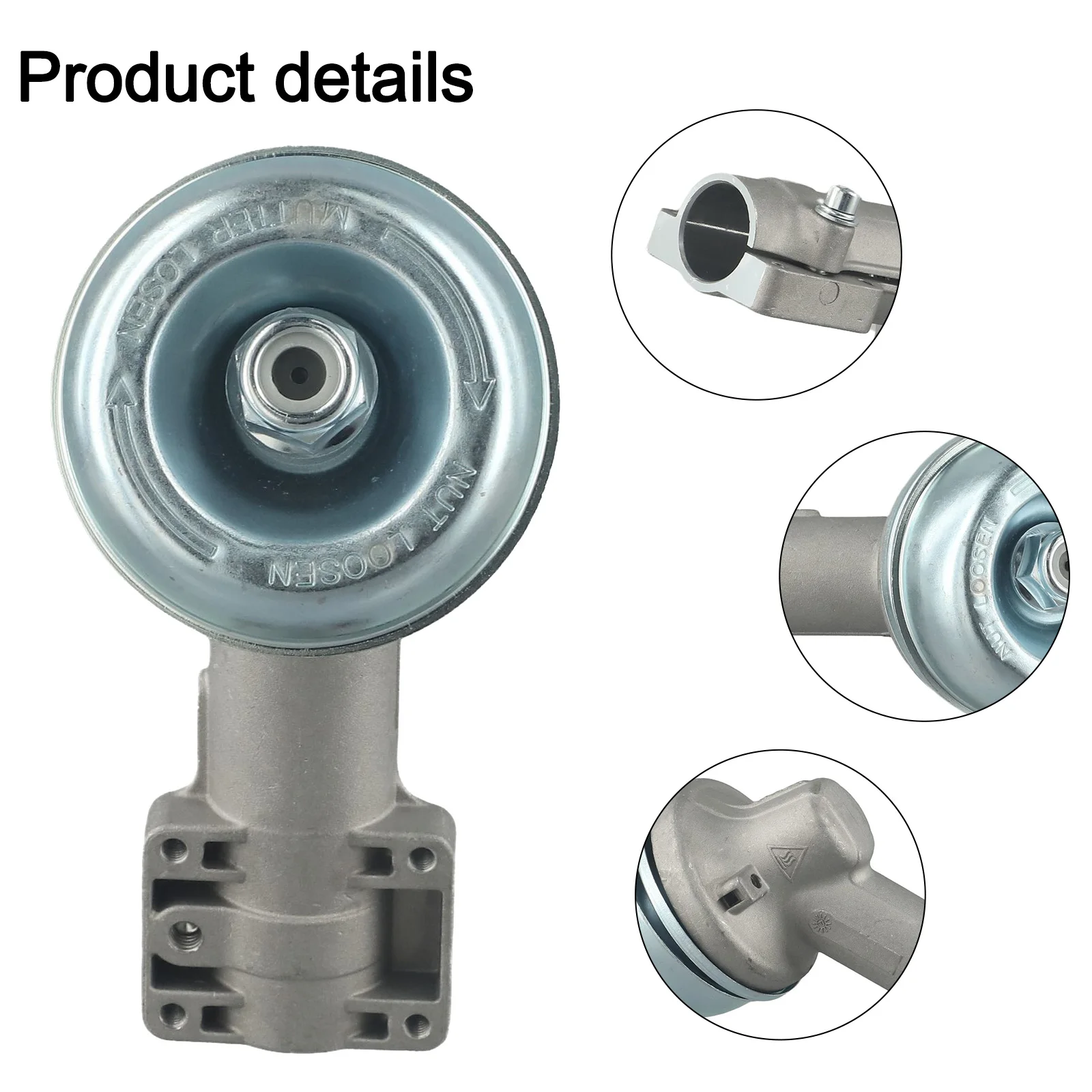 Trimmer 10T Gear Box Head Easy Installation Metal Parts 1 Inch/25.4mm Shaft Diameter 1 Pcs High Quality Brand New