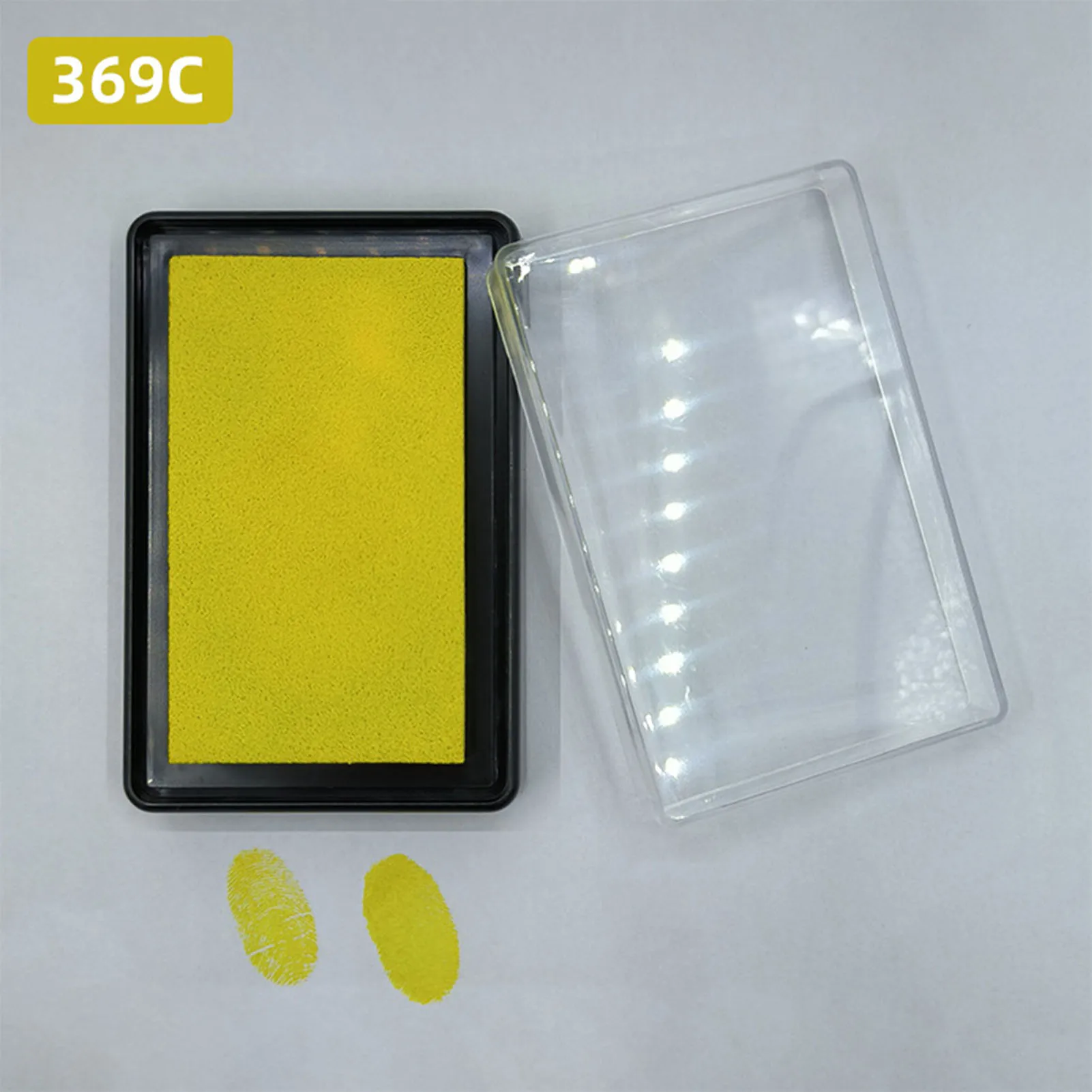 Red Ink Felt Stamp Pad for Scrapbook Durable Lightweight Ink Pads for Baby Footprint Handprint