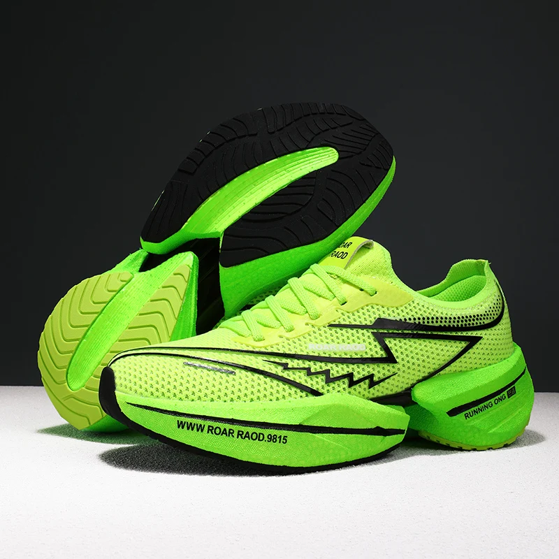 

2025 профессиональные кроссовки из карбоновой пластины для мужчин, сверхлегкая амортизирующая спортивная обувь, кроссовки для марафона