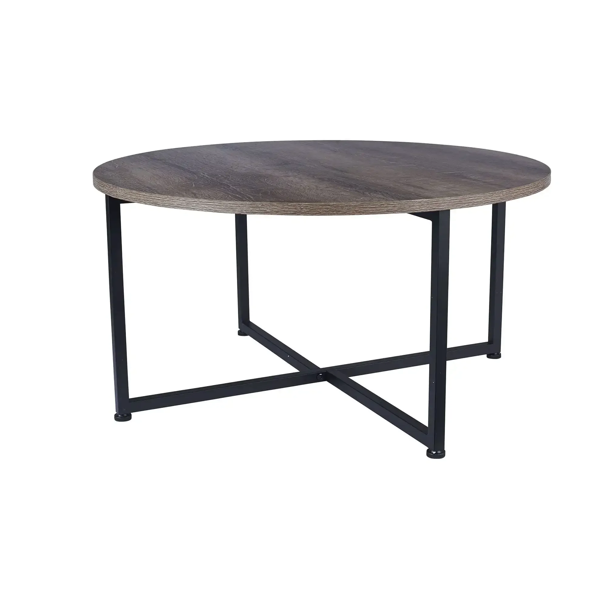 

Household Essentials Ashwood Round Coffee Table Living Room Furniture Tea Table