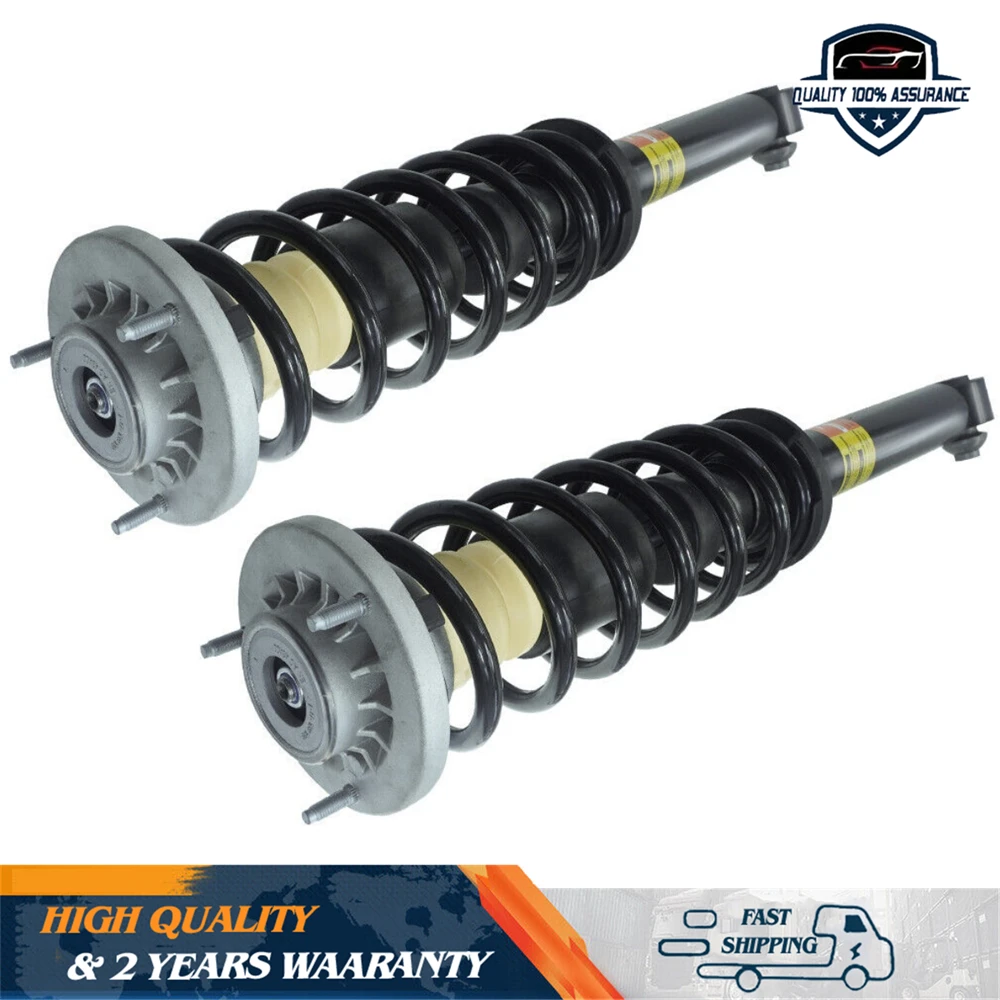 Pair Rear Shock Struts Spring Assembly Fit BMW F10 F11 F12 528i 530i 650i xDrive AWD 33526784015