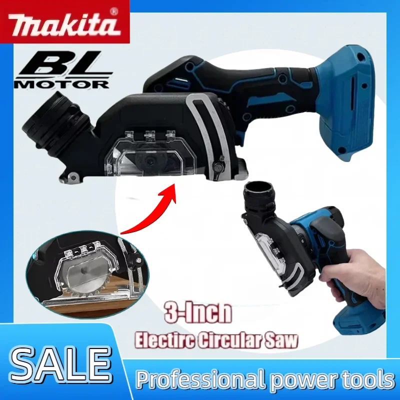 

Аккумуляторная бесщеточная мини-циркулярная пила Makita 3 дюйма, ручной электроинструмент для резки и шлифовки, для аккумуляторов 18В