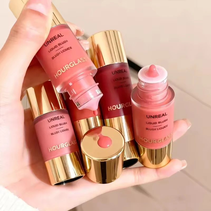 Hourglass Makeup Lipstick Phantom Volumising Glossy Balm Lip Gloss Mirror Blush Long Lasting Moisturizing Rise Trace Cosmetics