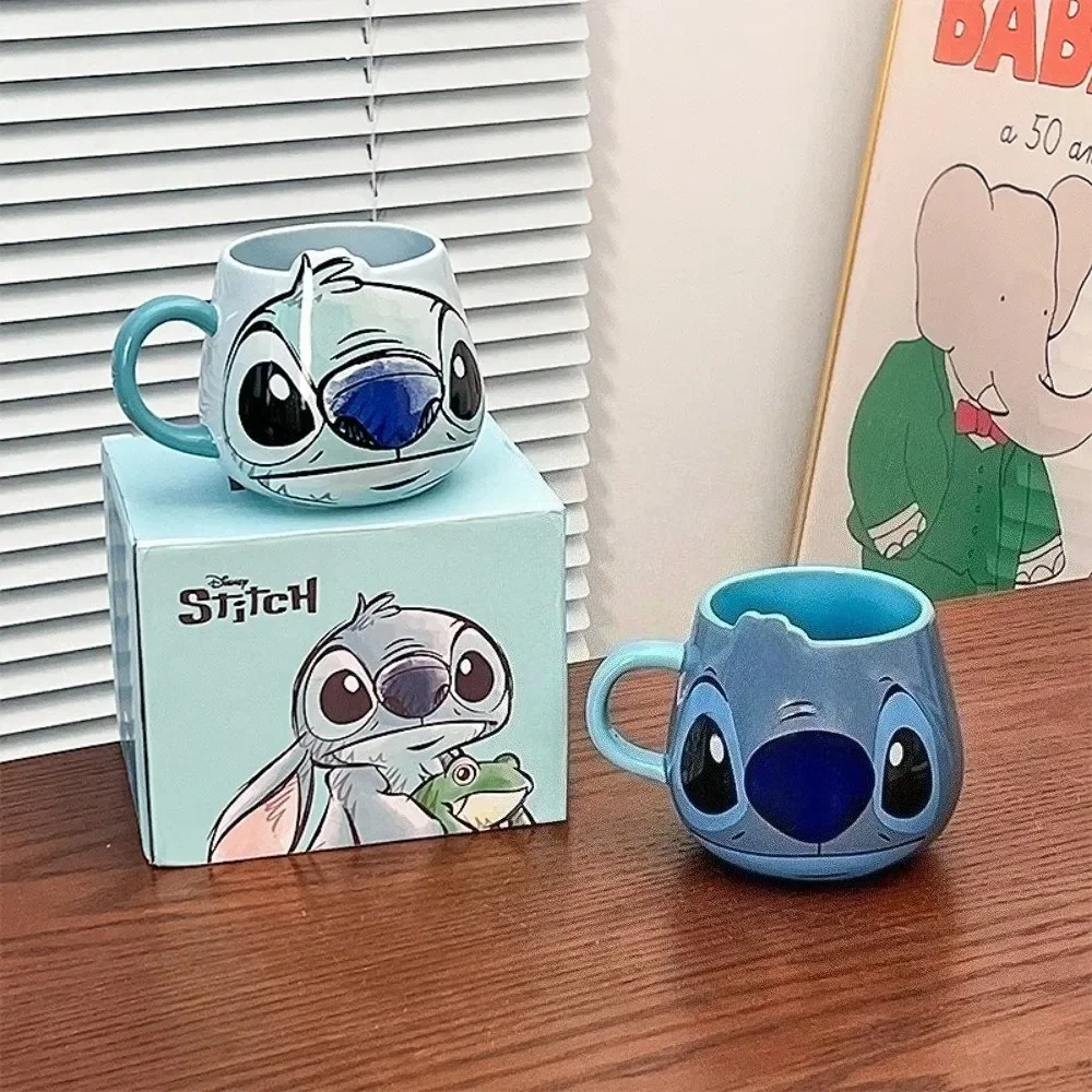 لستيتش بيشر كراميك كافييتاس 530 مللي كارتون كريتيفوس موستر بارف Wasserbecher Büro Zuhause Geburtstag Urlaub Ge