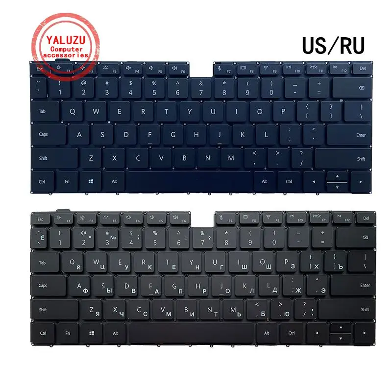 

US/RU Laptop Keyboard For HuaWei NbD WFH9/WDI9/WDH9/WCX9/WXX9/WDH9B