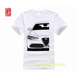 2020 New Summer Cool Tee Shirt T-Shirt Alfa Power Fun Myth, 159,147, giulia,4c,8c Moto 3 Romeo Tees Cotton T-Shirt