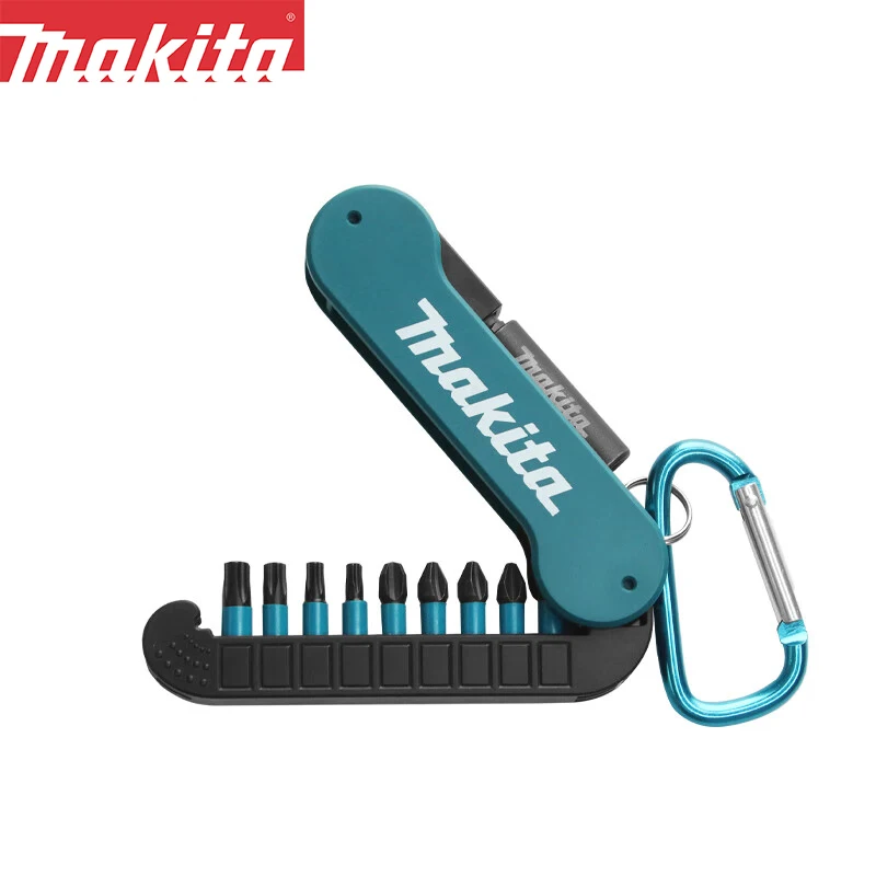 Makita E-15849 Screwdriver Bit Set 10Pcs Hexagonal Electric Screwdriver Bits Magnetic Sleeve PH1 PH2 PH3 T15 T20 T25 T30