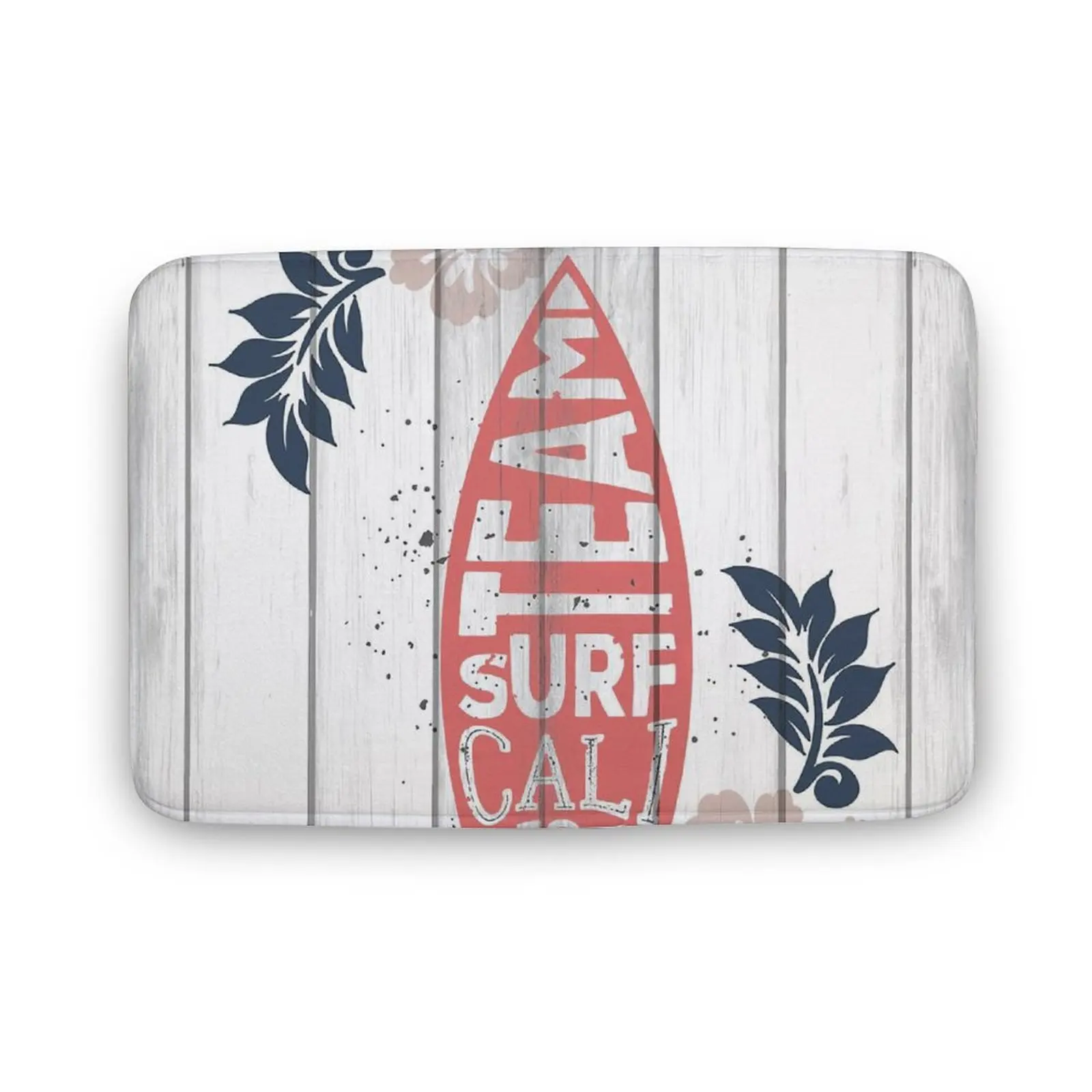 Nautical sailor painted surfboard carpet Polyester carpet non-slip floor mat, doormat, bedroom, kitchen, bathroom decor