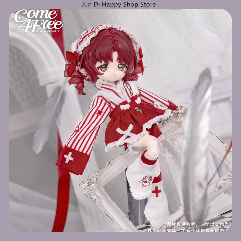 

COME4FREE 1/12 BJD Doll Clothes Daily Series Cute Action Anime Figure Kawaii Model Gift Outfit Set for OB11Doll Cute Clothes