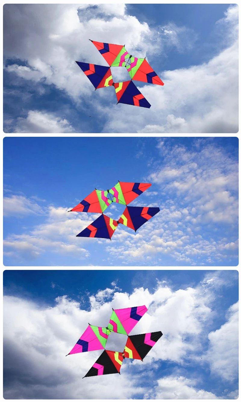 Free Shipping 3d kites flying for adults kites parachute toys pilot kites sport beach kites breeze fly kites Line winder Kidult