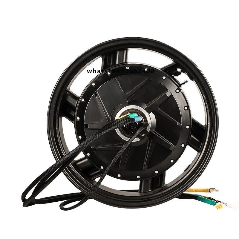 

New 72V 17inch 10000W Electric Vehicle Conversion Kits Brushless DC Hub Motor for Motorcycle 110-130KM/H 1 Year Warranty