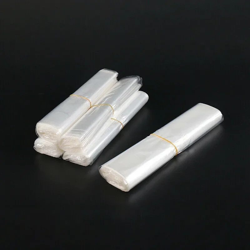 100pc Shrink Bag POF Heat Shrink Bags Film Wrap Seal Packing Shrinkable Transparent Non-toxic Plastic Bag Packaging Storage Tool