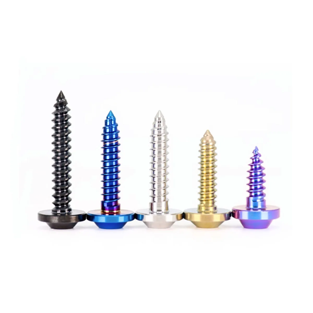 Titanium Alloy Flying Saucer Head Internal Plum Blossom Self Tapping Screw / Modified Bolt