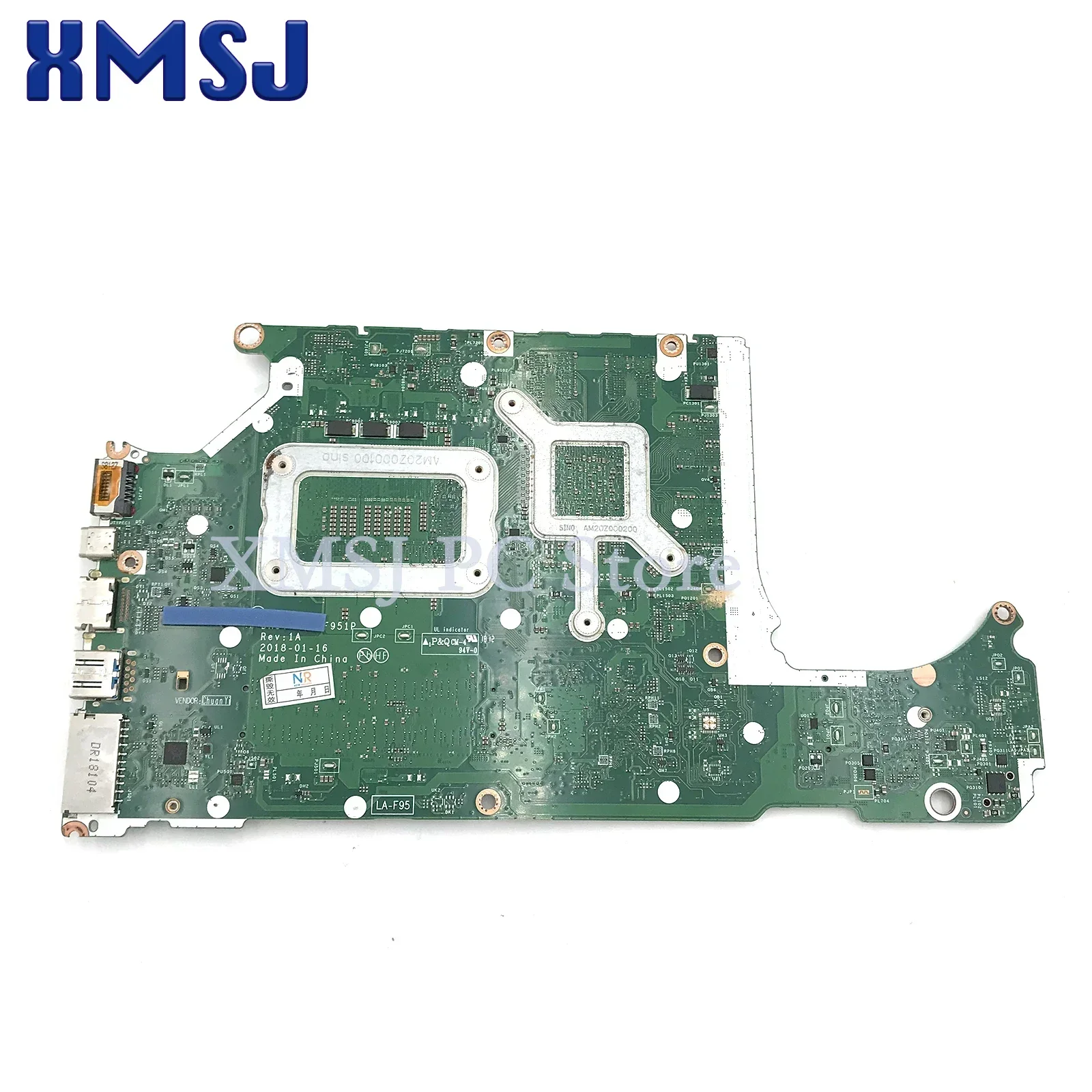 For ACER AN515-52 AN515-53 Laptop Motherboard DH5VF LA-F952P LA-F951P CPU i5-8300H/i7-8750H/GPU GTX1050/GTX1050TI RAM DDR4