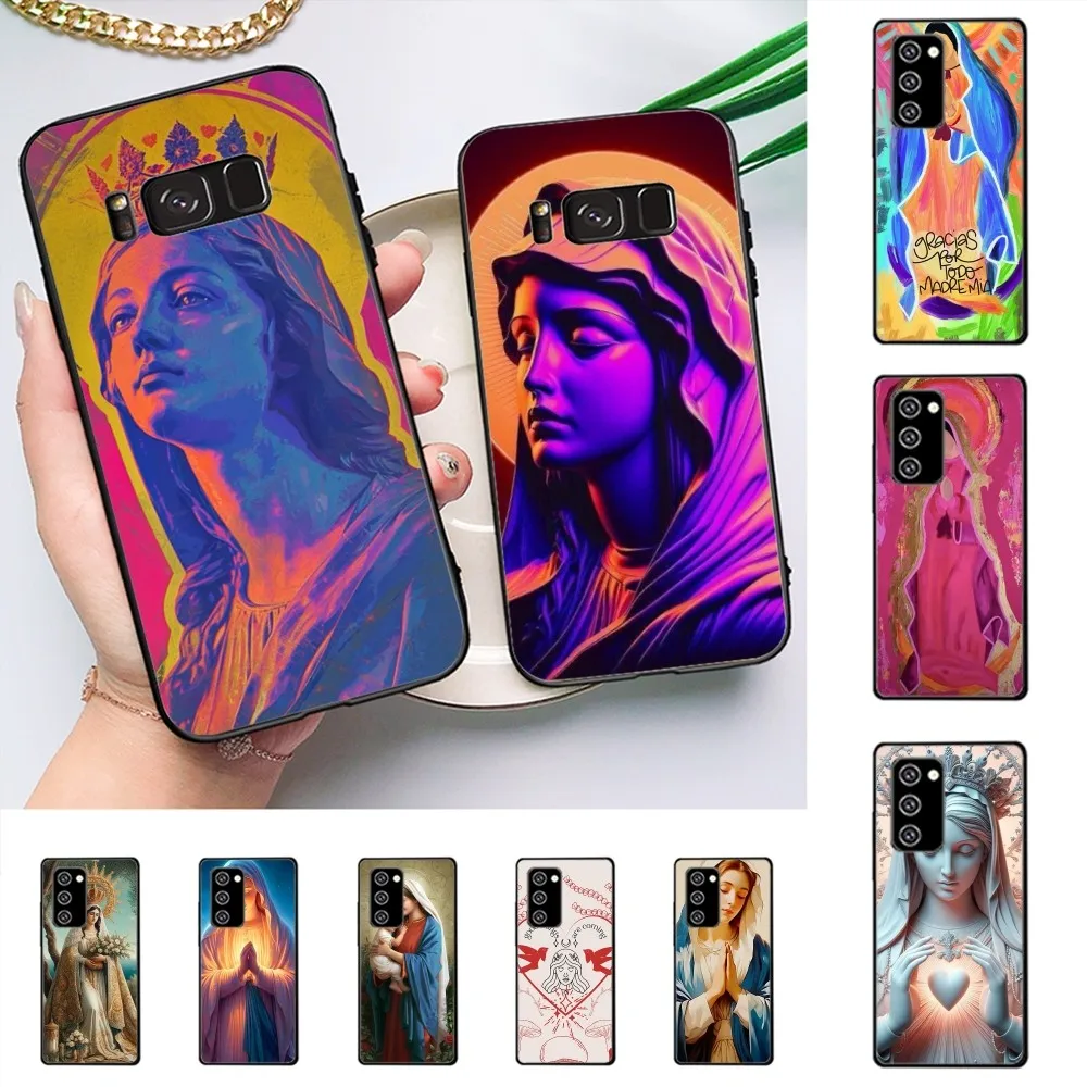 Virgin Mary Art Phone Case For Samsung J 7 plus 7core J7 neo J6 plus prime J6 J4 J5 Mobile Cover