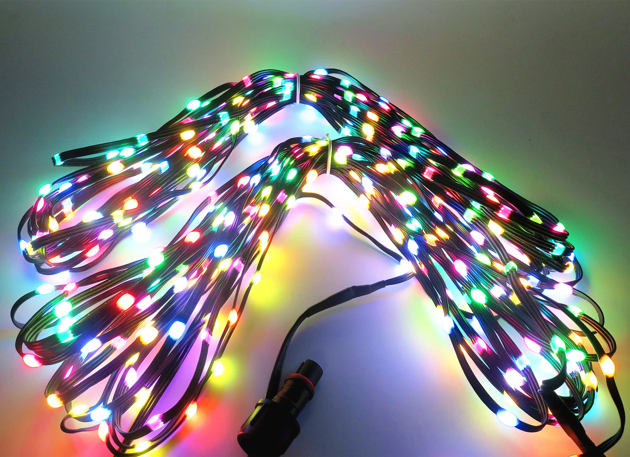 12V WS2811Led Seed Pixels 200ct strandSmart RGB Pebble String lights FairyLight