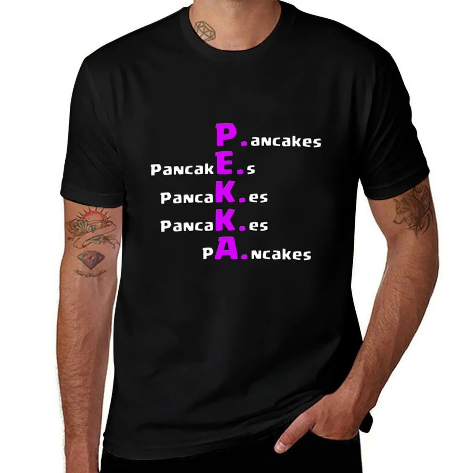 

PEKKA Pancakes T-Shirt t shirts with prints funny t shirts cotton T-Shirt
