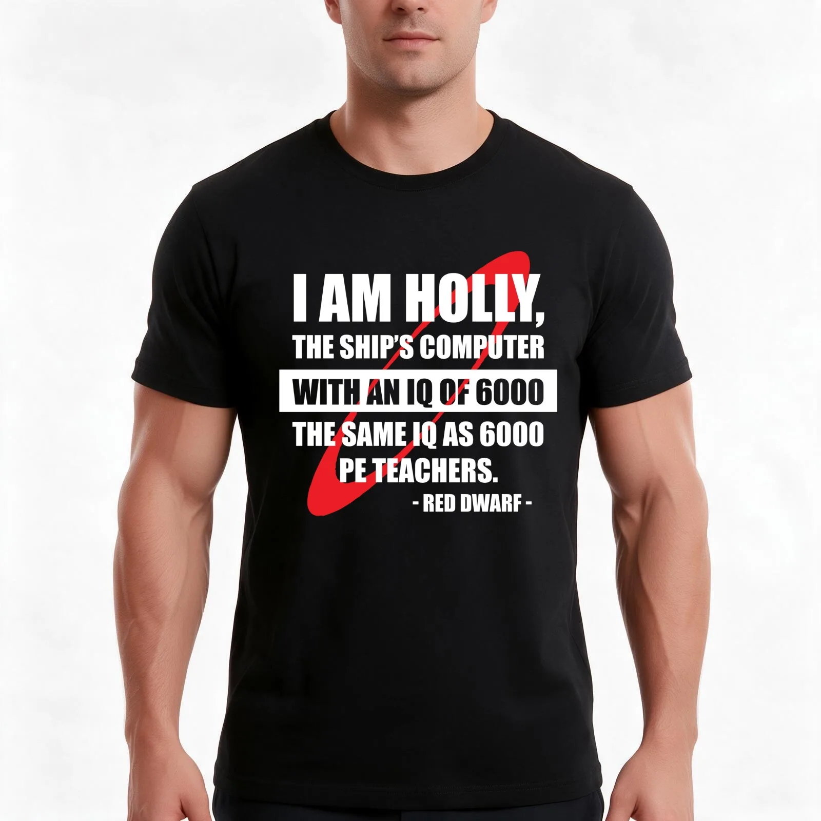 Red Dwarf Definition, Cat, Holly PE teacher Red Dwarf Quotes Comedy T-Shirt, Summer Casual Cotton Tee, Oversized Streetwear Tops